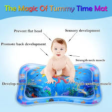 Baby Inflatable Tummy Time Mat Premium Water Play Mat For Infants Kids Boys Girls