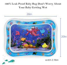 Baby Inflatable Tummy Time Mat Premium Water Play Mat For Infants Kids Boys Girls